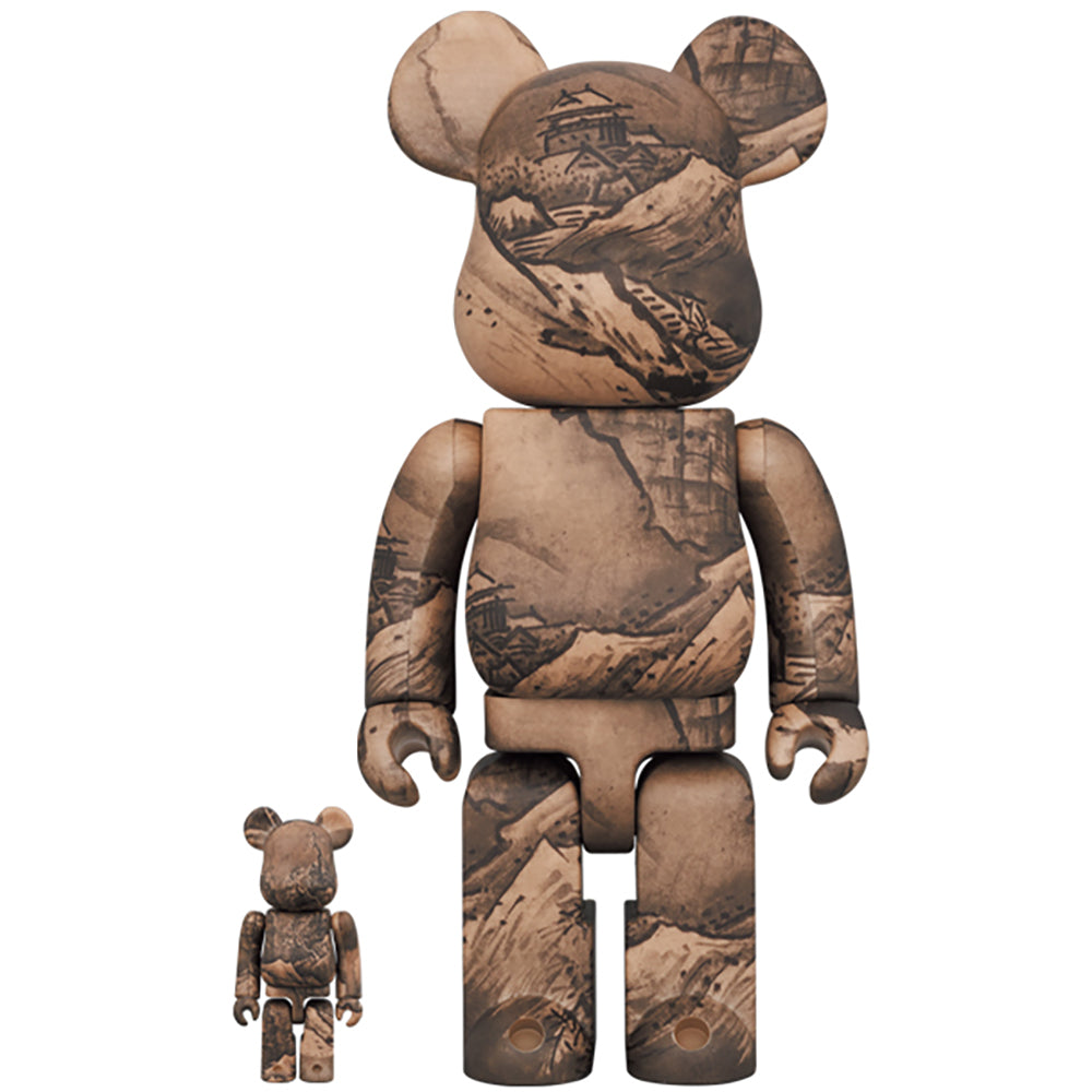 東京国立博物館 BE@RBRICK 雪舟 国宝「秋冬山水図(冬景図)」100％ & 400％_0
