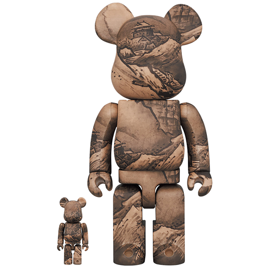 東京国立博物館 BE@RBRICK 雪舟 国宝「秋冬山水図(冬景図)」100％ & 400％