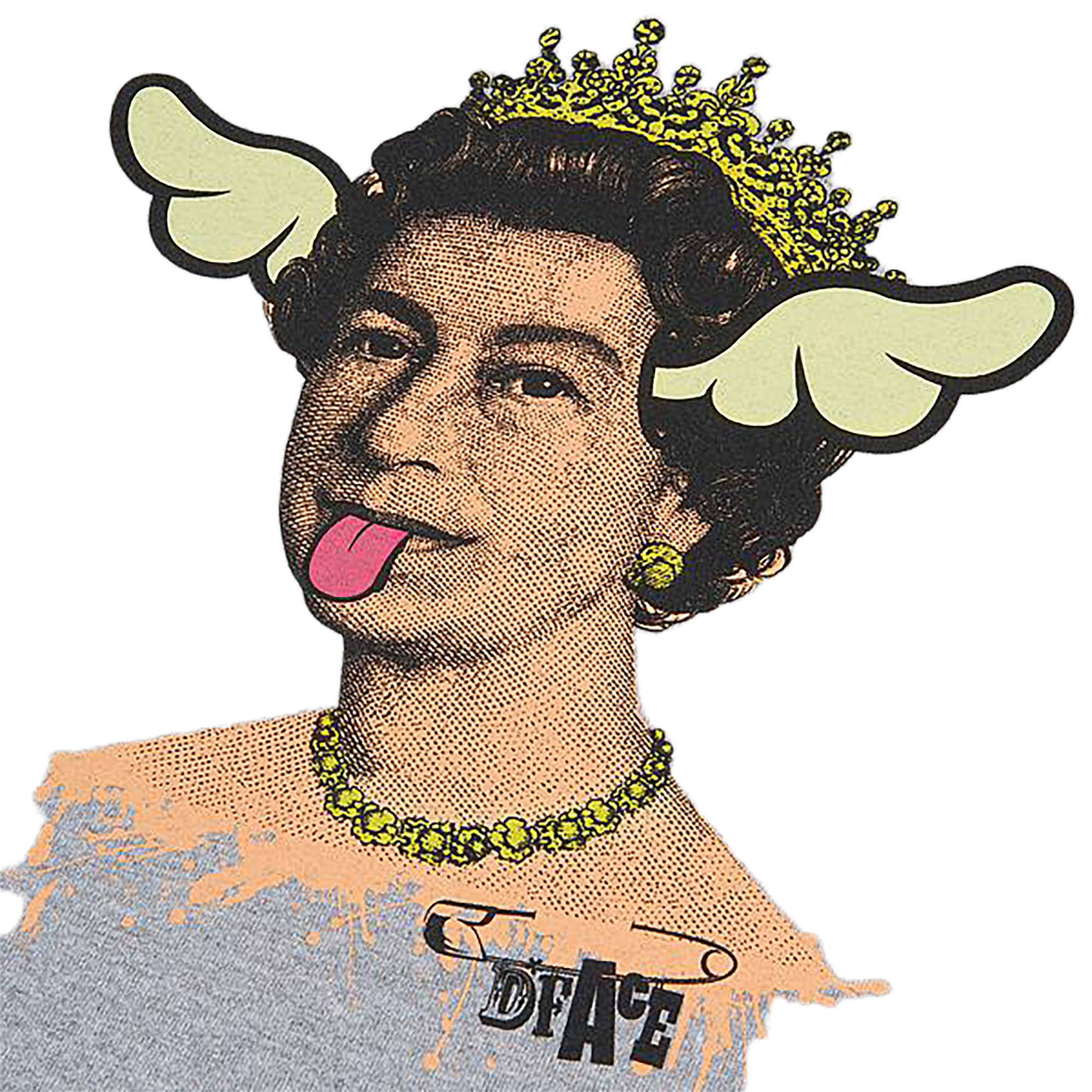 D*FACE TEE DOG SAVE THE QUEEN
