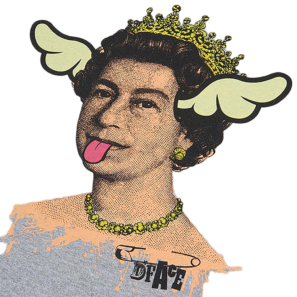 D*FACE TEE DOG SAVE THE QUEEN
