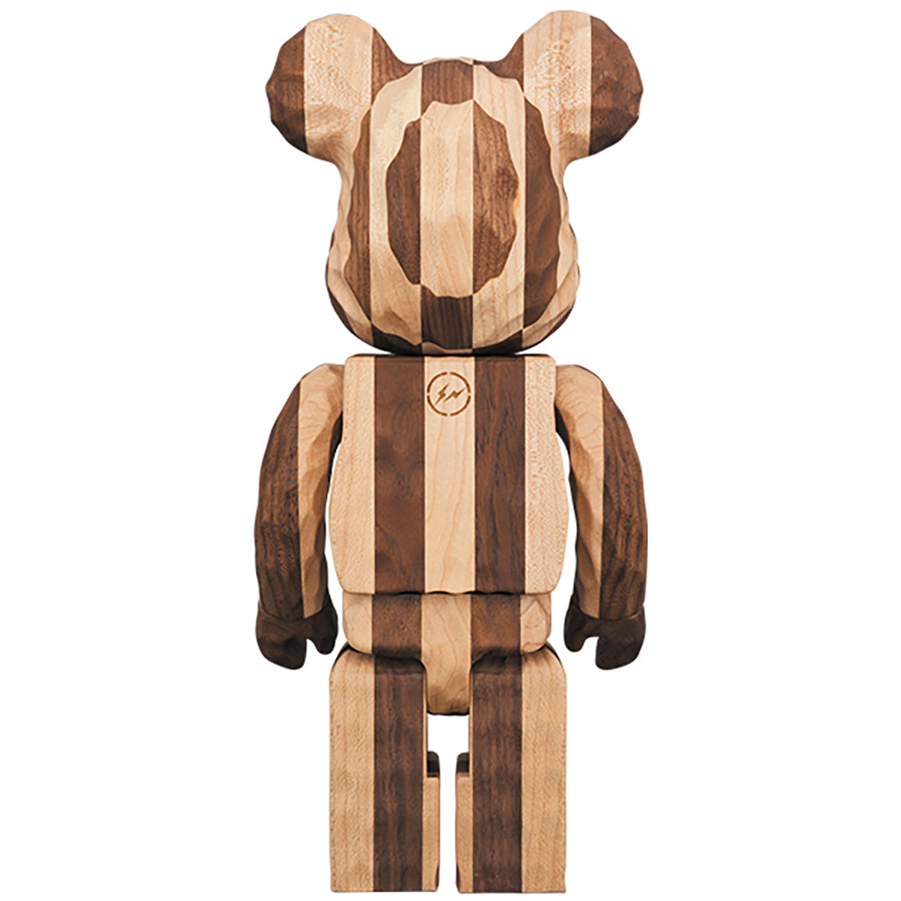 BE@RBRICK カリモク fragmentdesign 400％ carved wooden - LONGITUDINAL CHESS_1