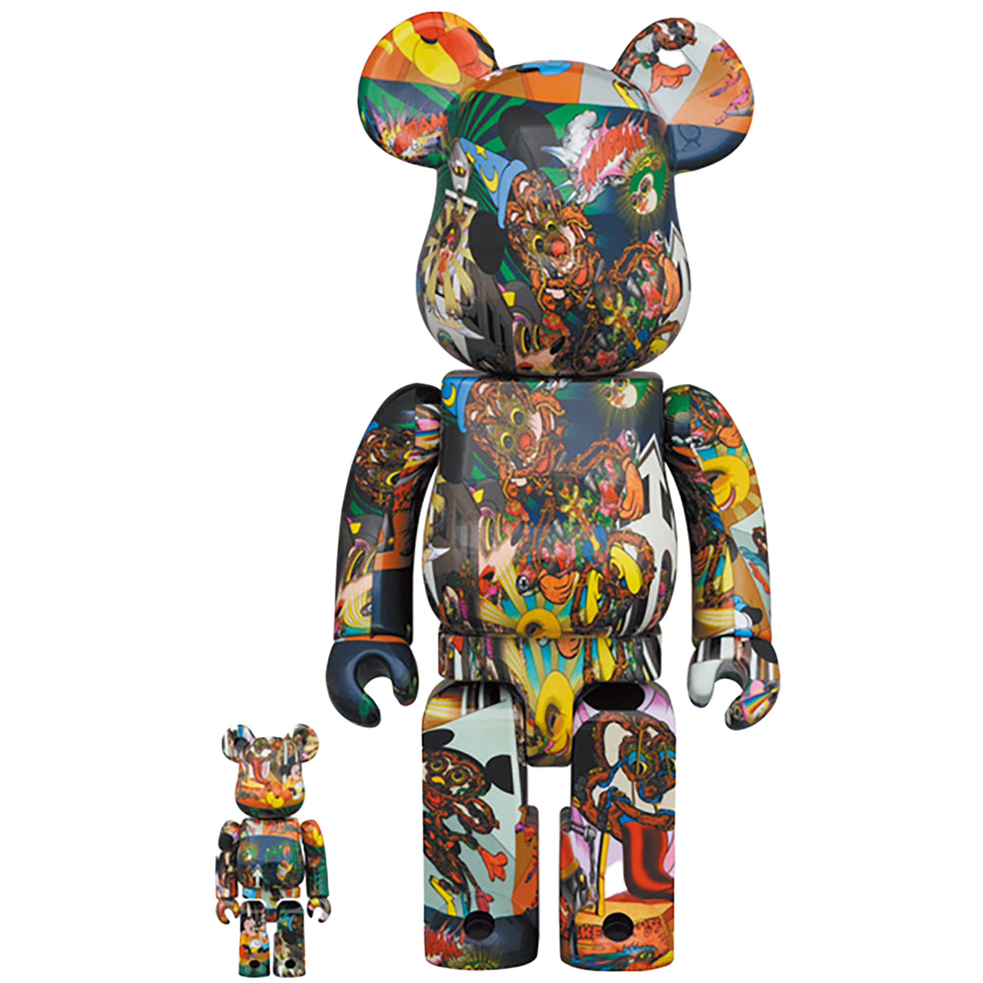 BE@RBRICK 田名網敬一 MICKEY MOUSE 100％ & 400％