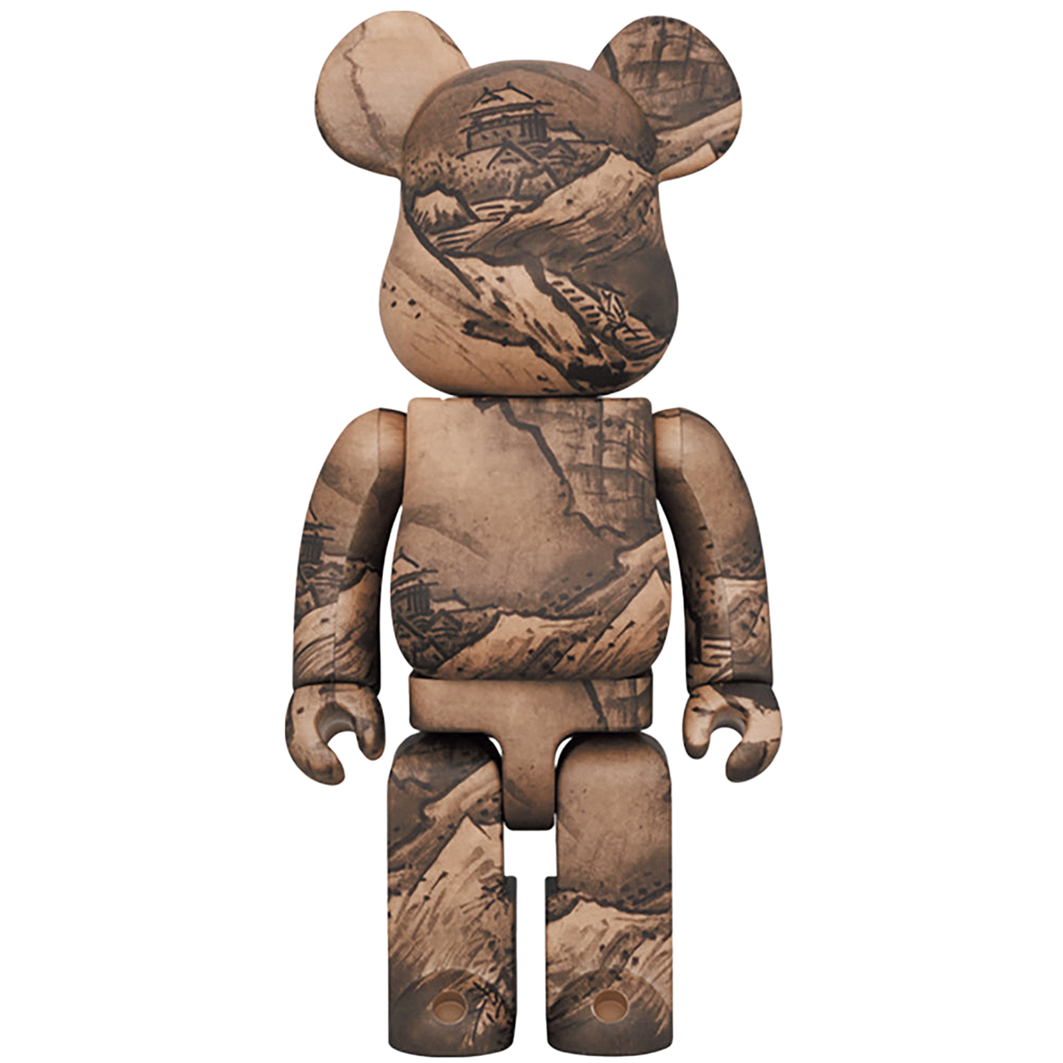 東京国立博物館 BE@RBRICK 雪舟 国宝「秋冬山水図(冬景図)」100％ & 400％