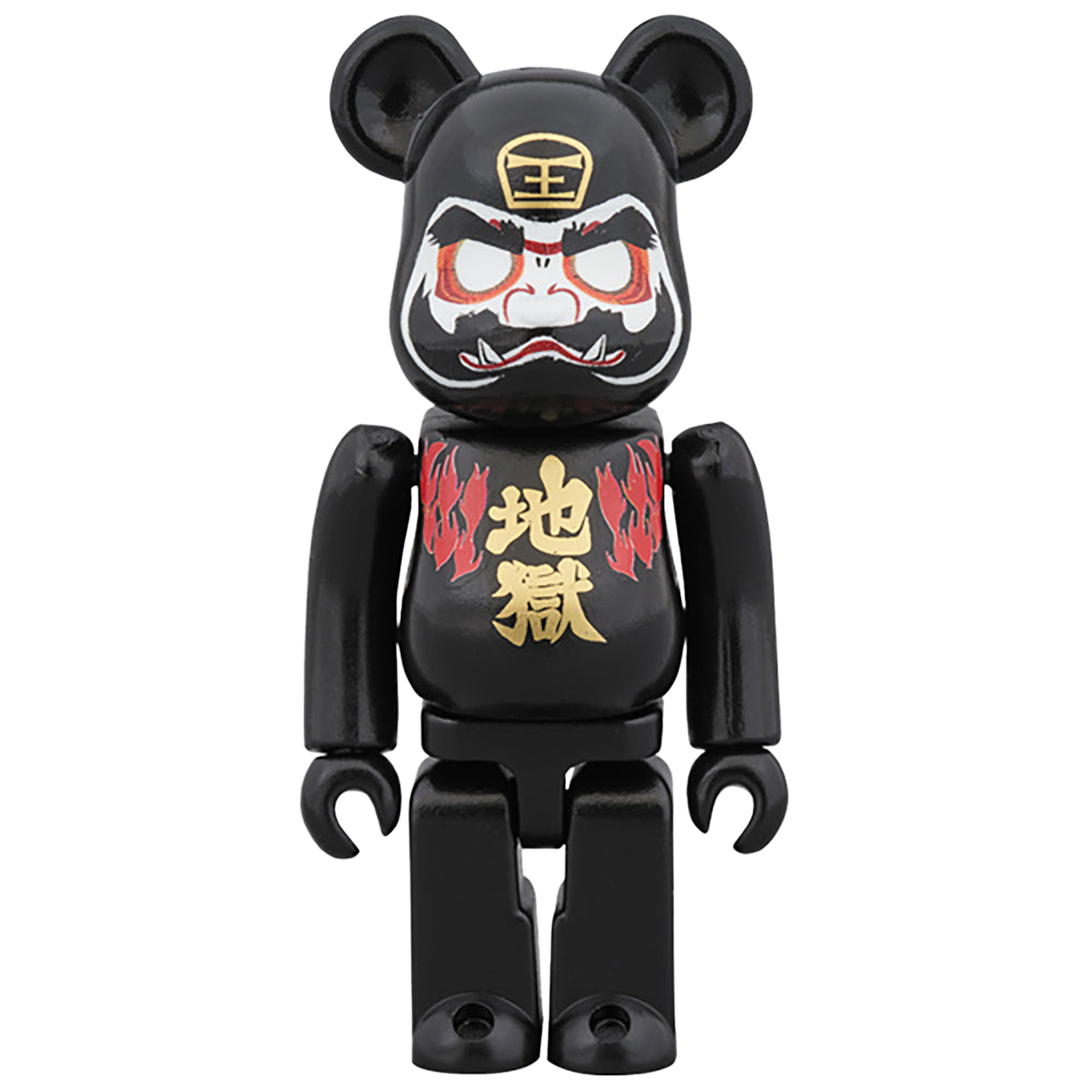 BE@RBRICK 地獄ダルマ 100％