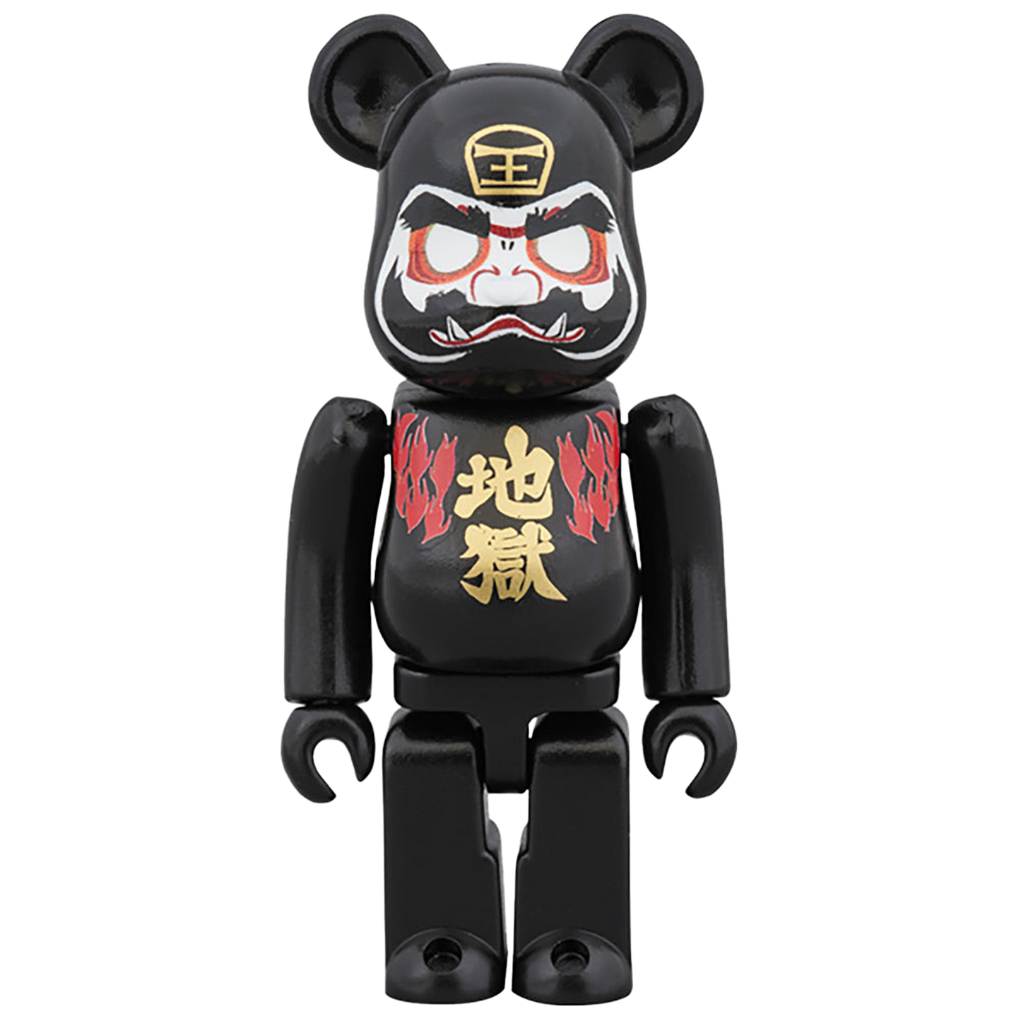 BE@RBRICK 地獄ダルマ 100％