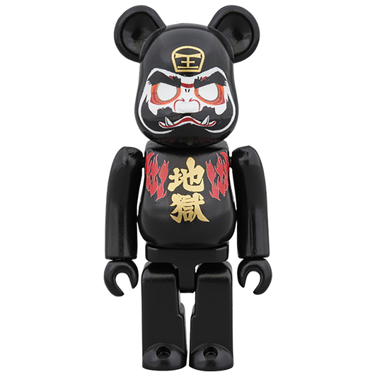 BE@RBRICK 地獄ダルマ 100％
