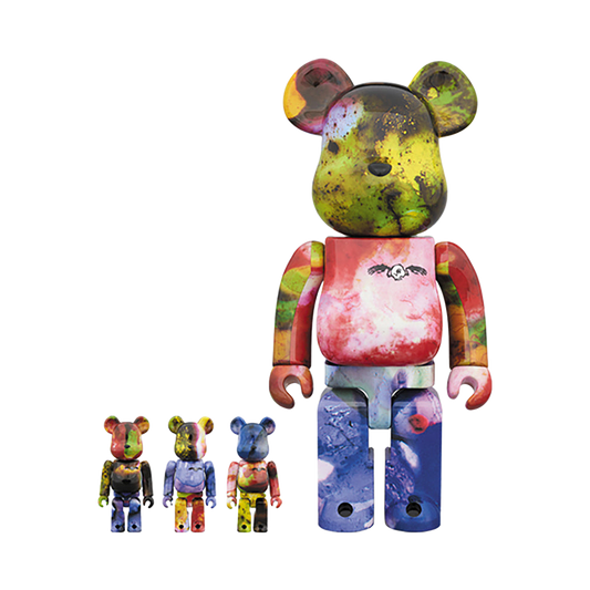 BE@RBRICK PUSHEAD 3 different colors 100％ & 400％ 4 PC SET