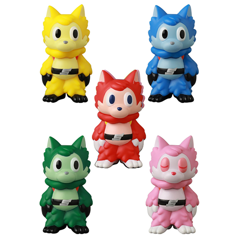 VAG(VINYL ARTIST GACHA)SERIES 43.5 ゴレンジャー × おおかみくん_0