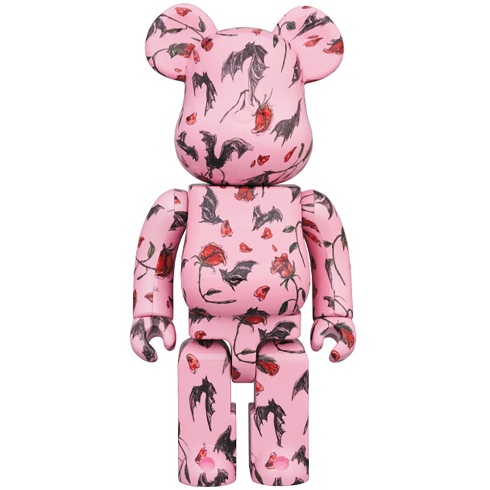 BE@RBRICK KIDILL × ERI WAKIYAMA BAT & ROSE 100％ & 400％ Pink/White_2