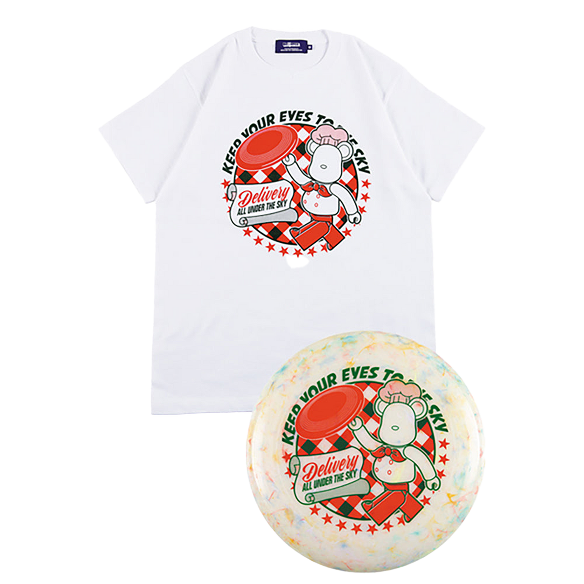 BE@RTEE FRISBEE BOX SET
