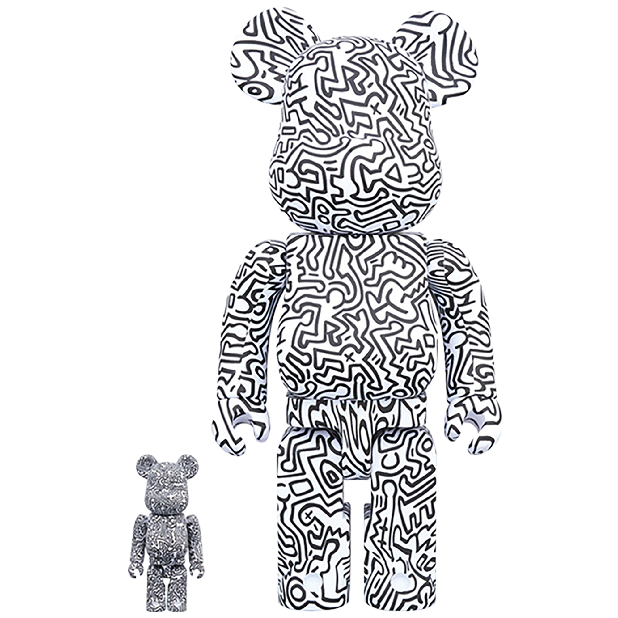 BE@RBRICK KEITH HARING #4 100％ & 400％