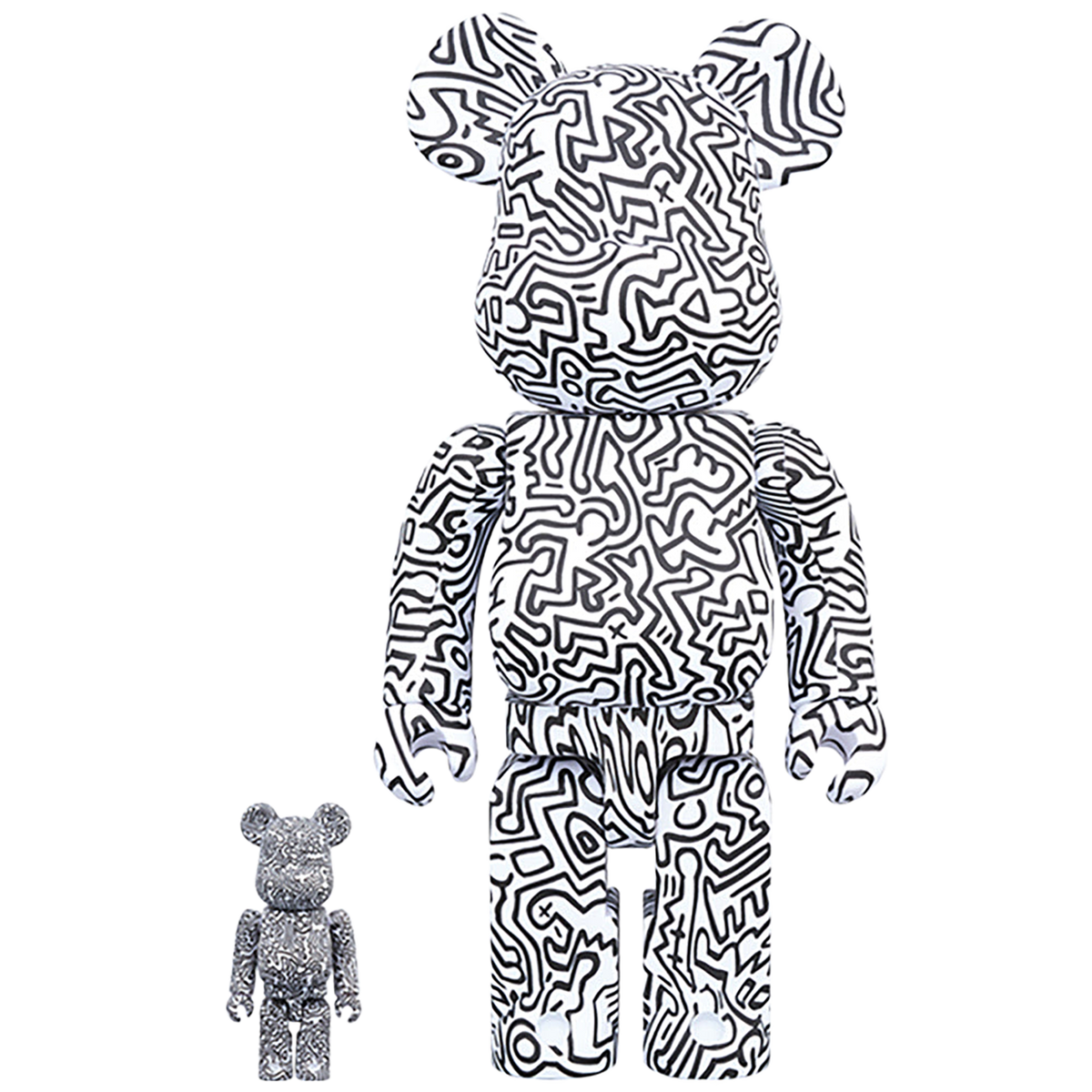 BE@RBRICK KEITH HARING #4 100％ & 400％