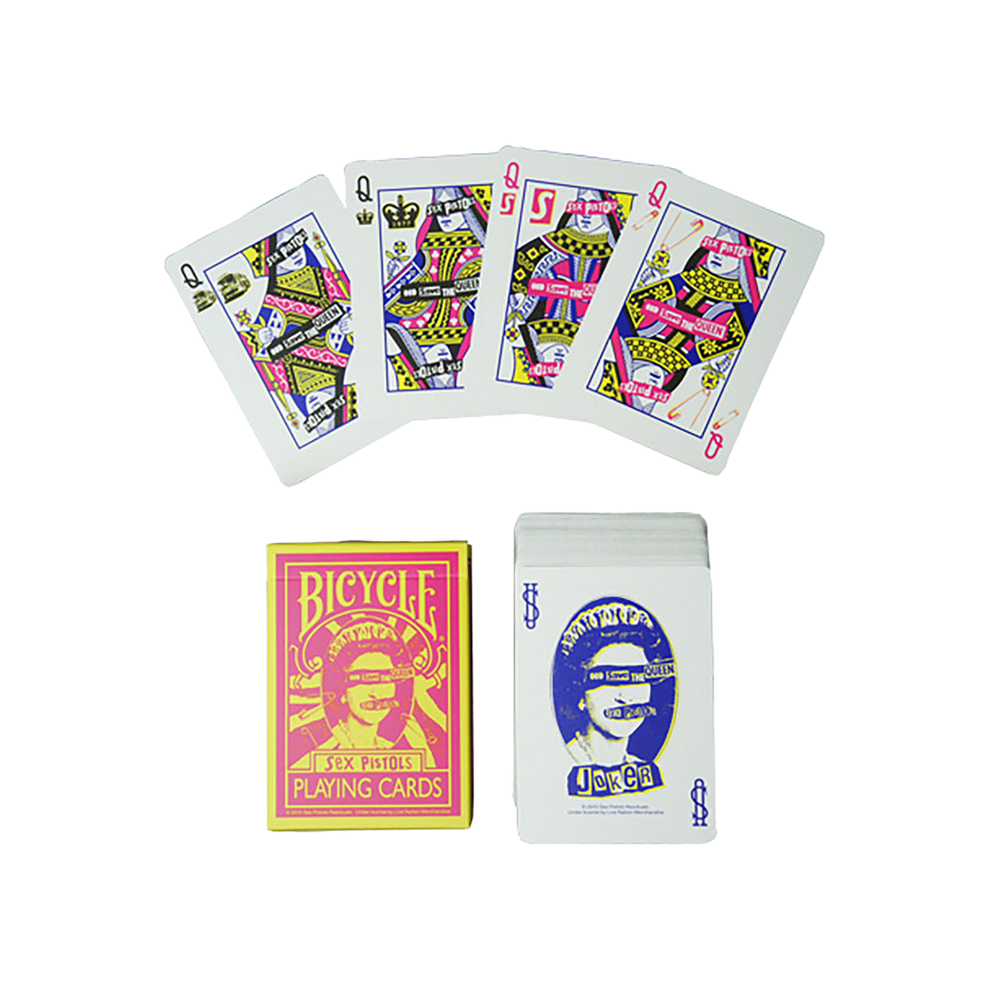 SEX PISTOLS BICYCLE PLAYING CARDS