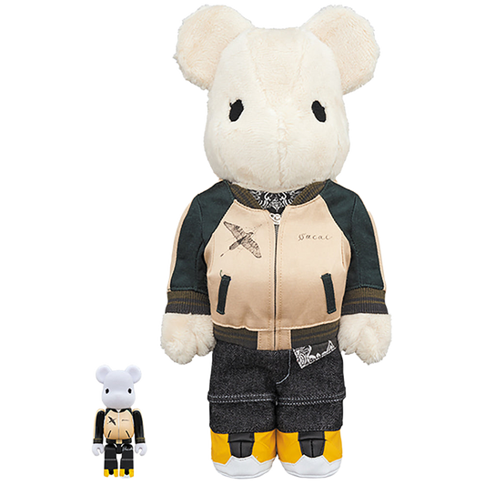 sacai BE@RBRICK 100％ & 400％
