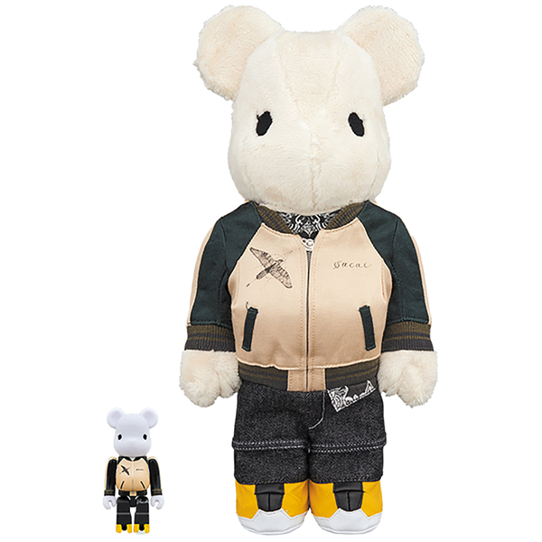 sacai be@rbrick 100％＆400％ sacai BE@RBRICK 100％ & 400％ | MEDICOM TOY OFFICIAL STORE