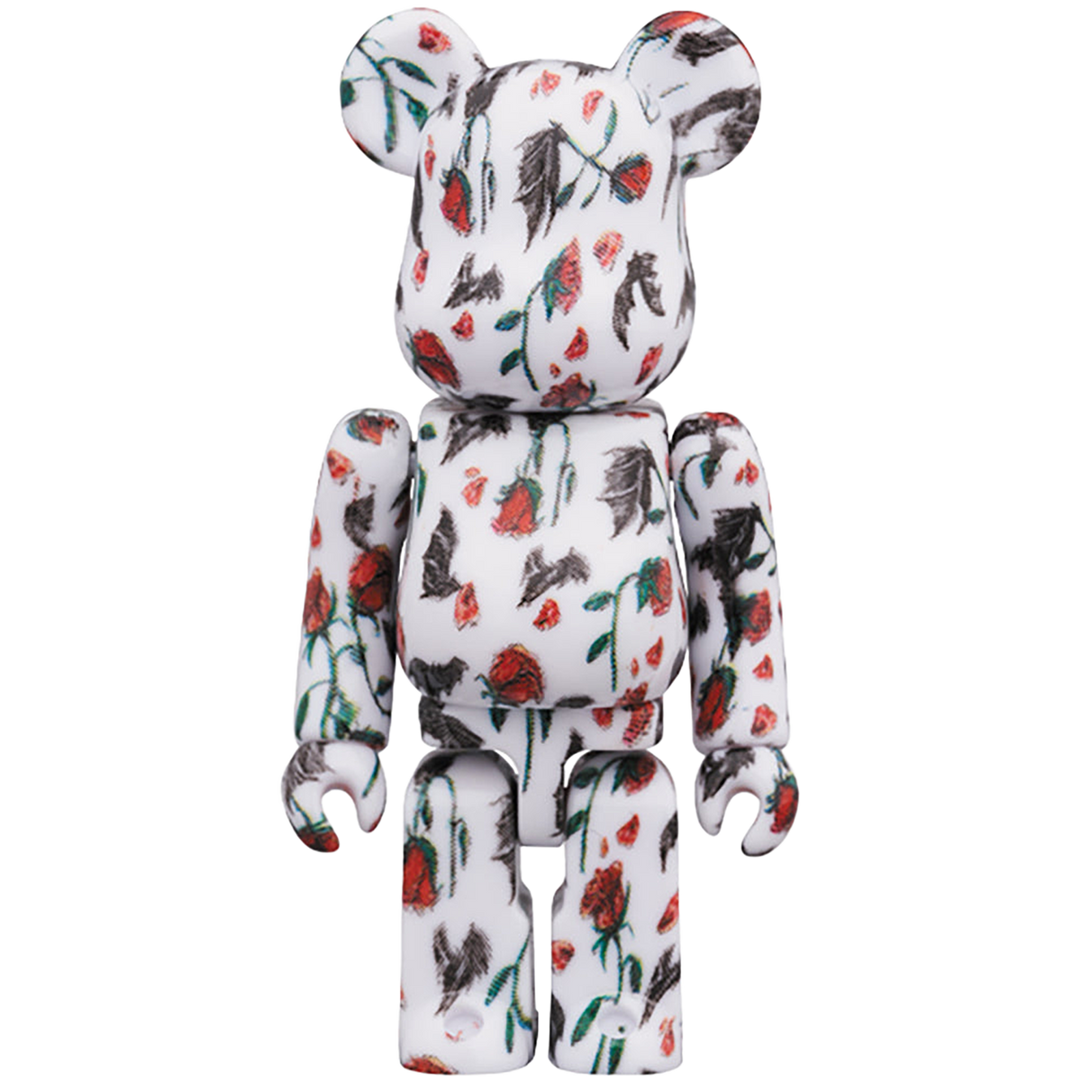BE@RBRICK KIDILL × ERI WAKIYAMA BAT & ROSE 100％ & 400％ Pink/White