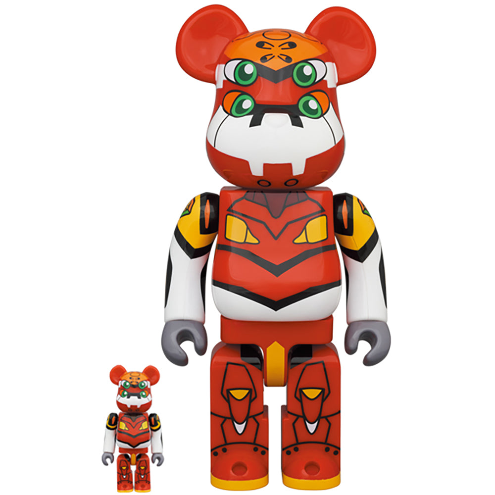 BE@RBRICK エヴァンゲリオン2号機 100％ & 400％_0