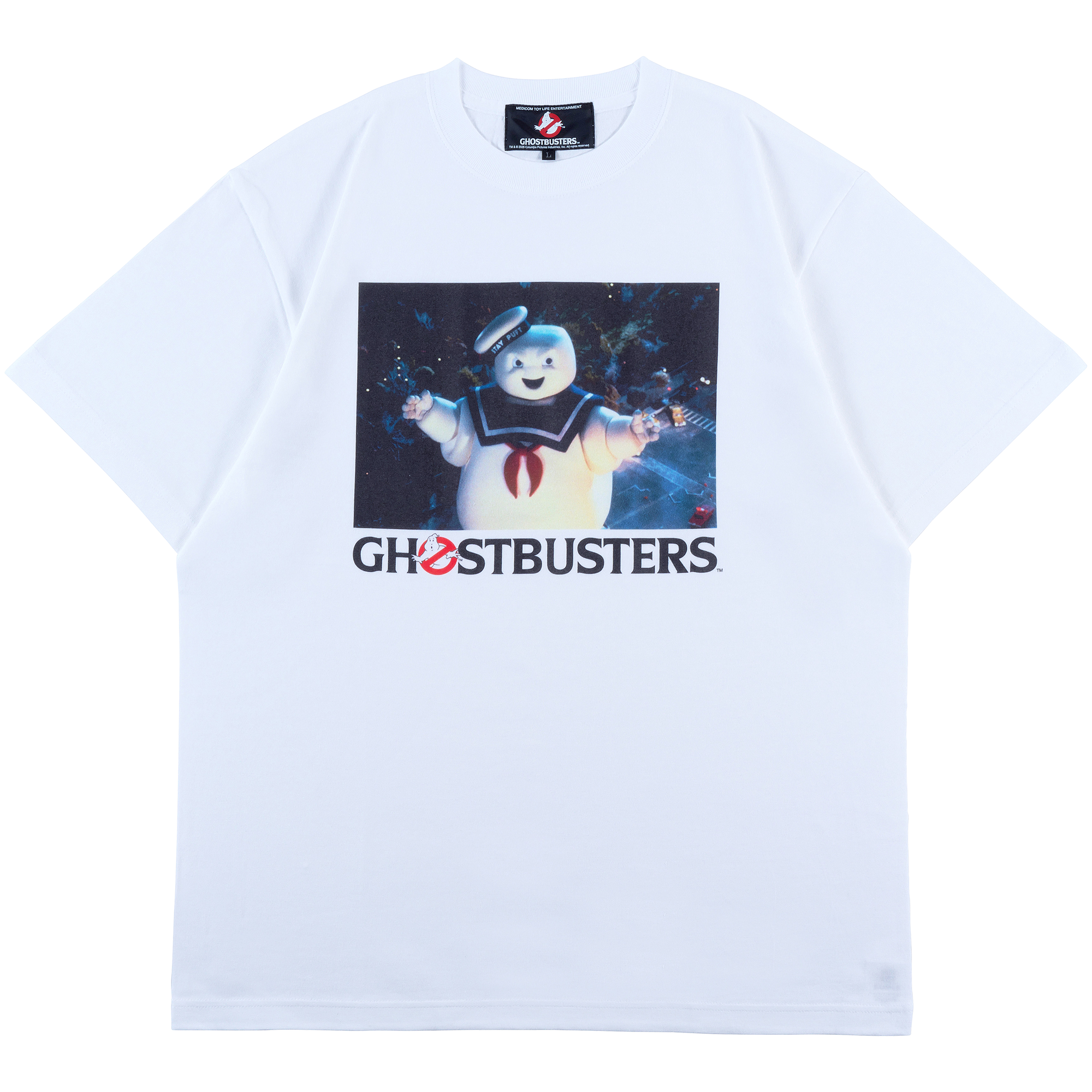 MLE × GHOSTBUSTERS STAY PUFT MARSHMALLOW MAN T-SHIRT_1