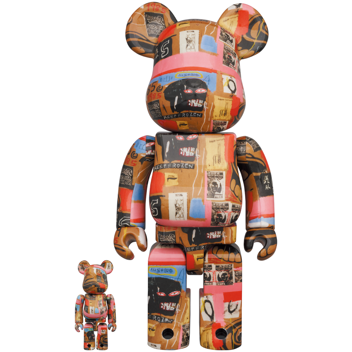 BE@RBRICK Andy Warhol × JEAN-MICHEL BASQUIAT #2 100％ & 400