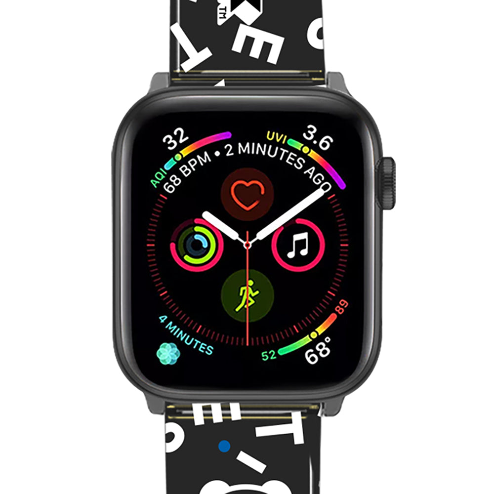 CASETiFY 10th Anniversary Monogram BE@RBRICK Apple Watch Band_1