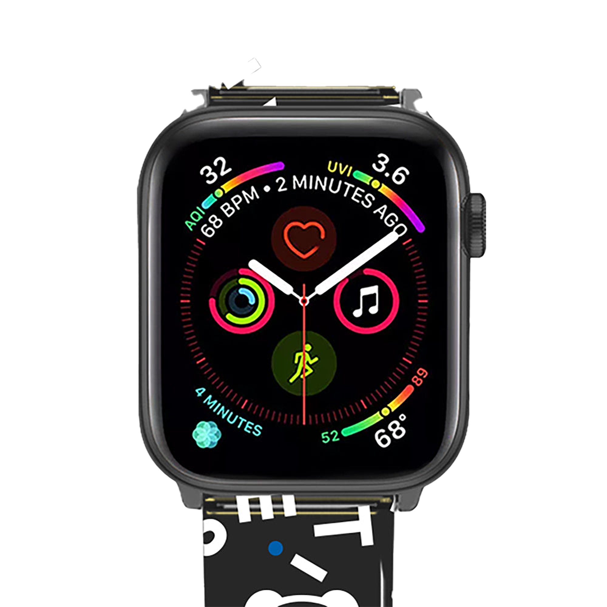 CASETiFY 10th Anniversary Monogram BE@RBRICK Apple Watch Band