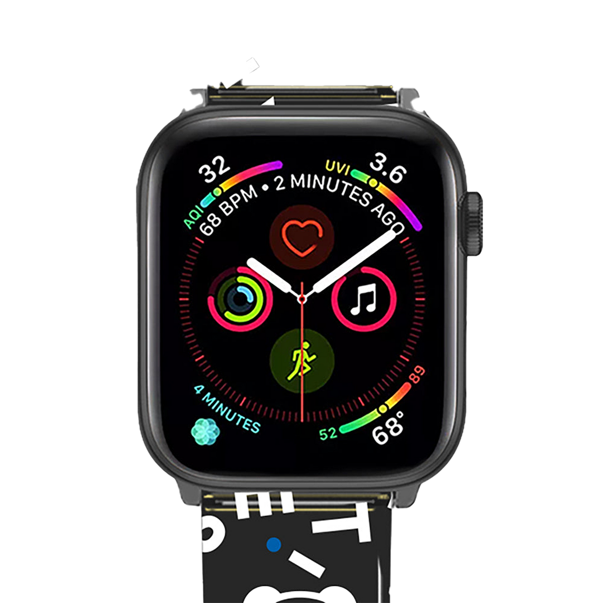 CASETiFY 10th Anniversary Monogram BE@RBRICK Apple Watch Band