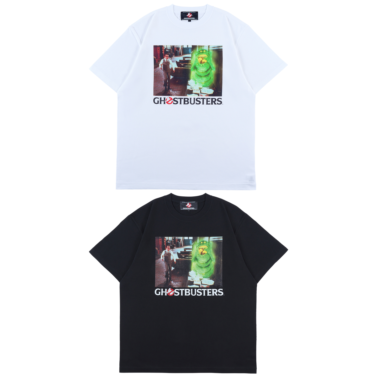MLE × GHOSTBUSTERS SLIMER T-SHIRT_0