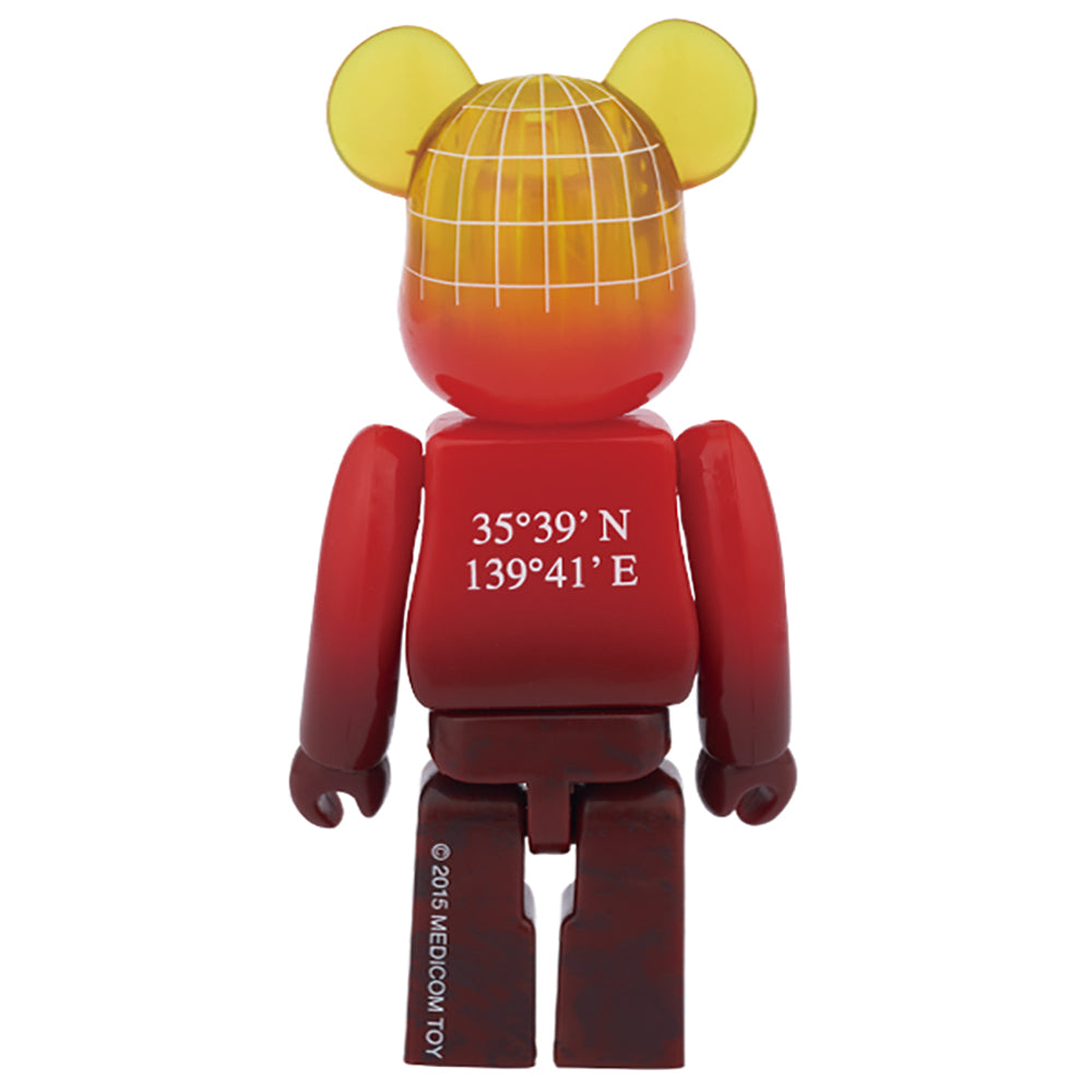 BE@RBRICK EARTH（VOLCANO RED / SNOW WHITE）100％_2