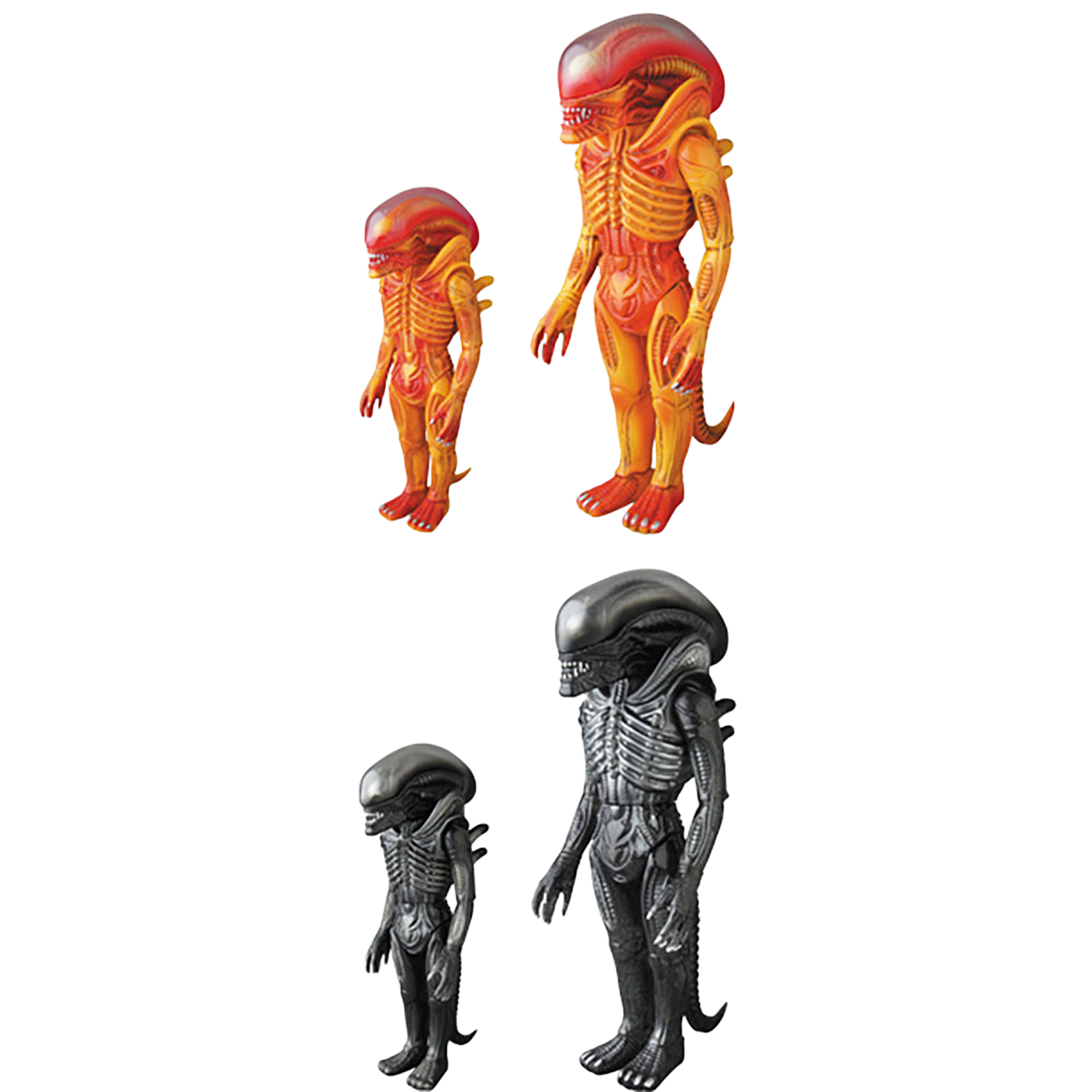 エイリアン チェストバスターカラー エイリアン クリア×ブラックラメ プロップイメージ