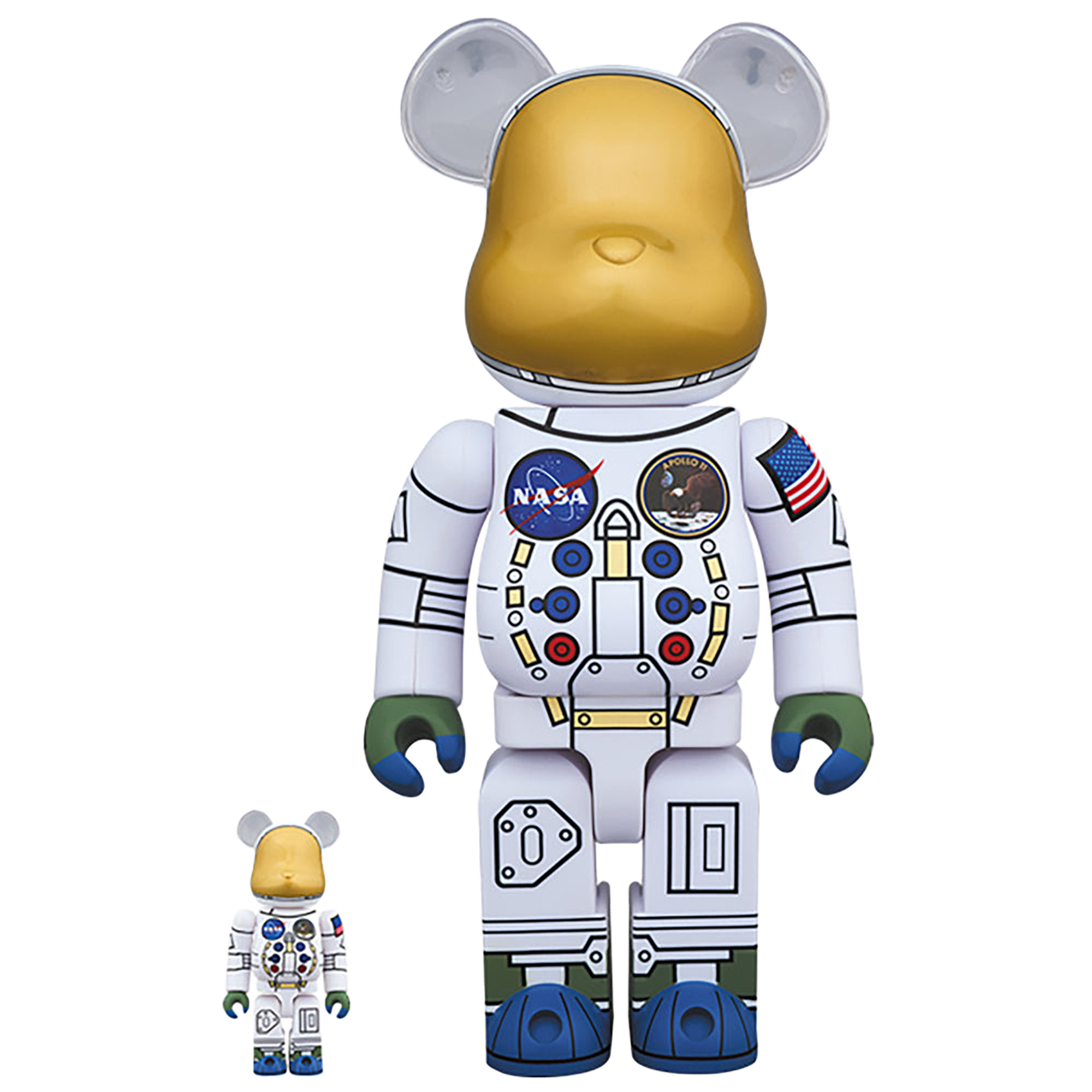 1969 ASTRONAUT BE@RBRICK 100％ & 400％