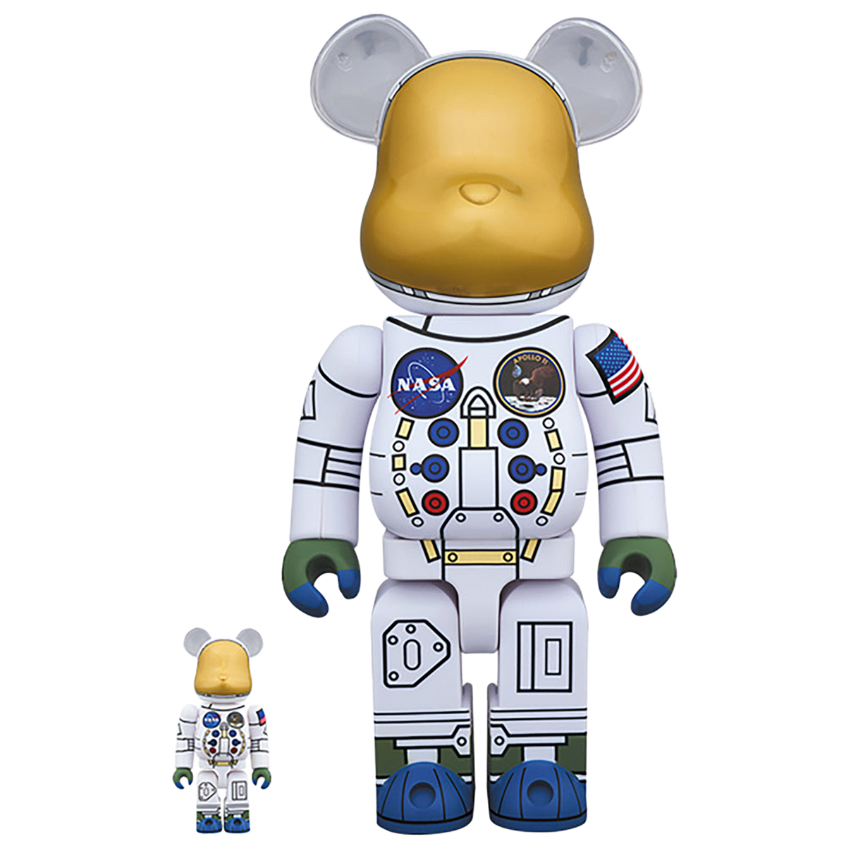 1969 ASTRONAUT BE@RBRICK 100％ & 400％