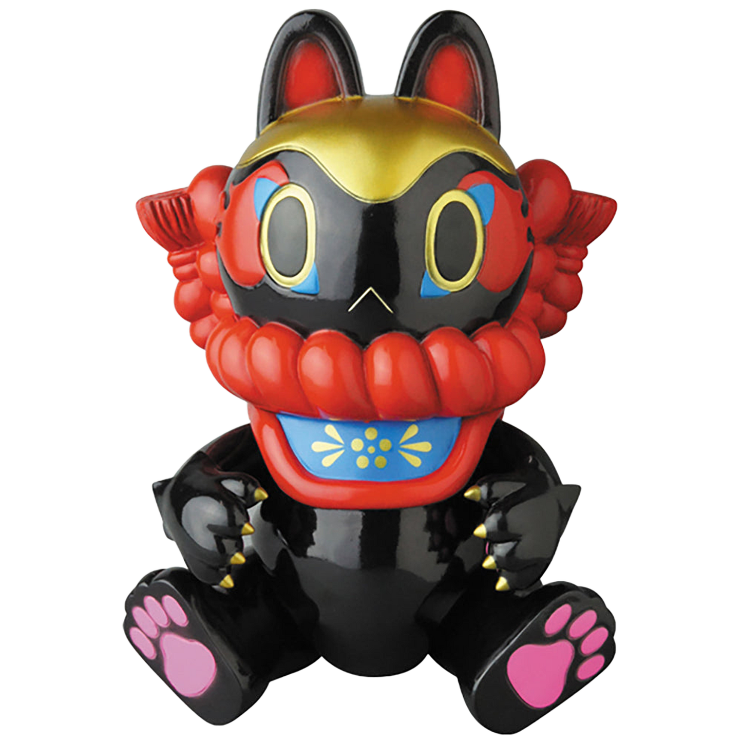 郷土玩具怪獣 イヌハリゴン寿サイズ（黒）