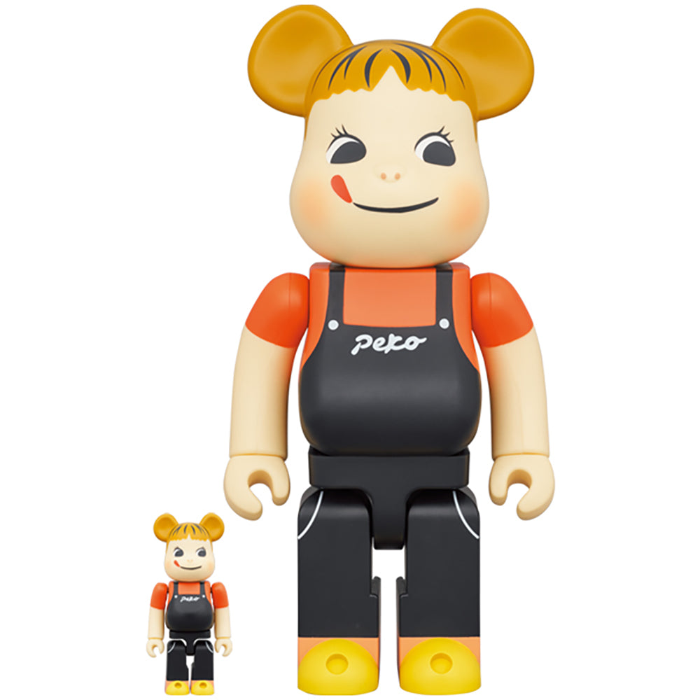 BE@RBRICK ペコちゃん コーヒーミルキー 100％ & 400％_0