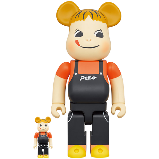 BE@RBRICK ペコちゃん コーヒーミルキー 100％ & 400％