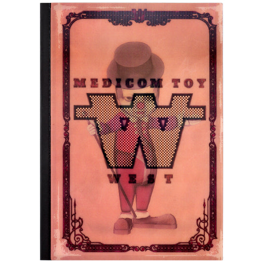 MLE MEDICOM TOY WEST ORIGINAL PRODUCTS LENTICULAR NOTE BOOK_0