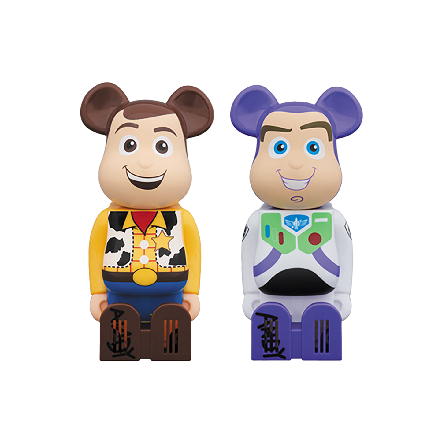 Cleverin BE@RBRICK WOODY／BUZZ LIGHTYEAR