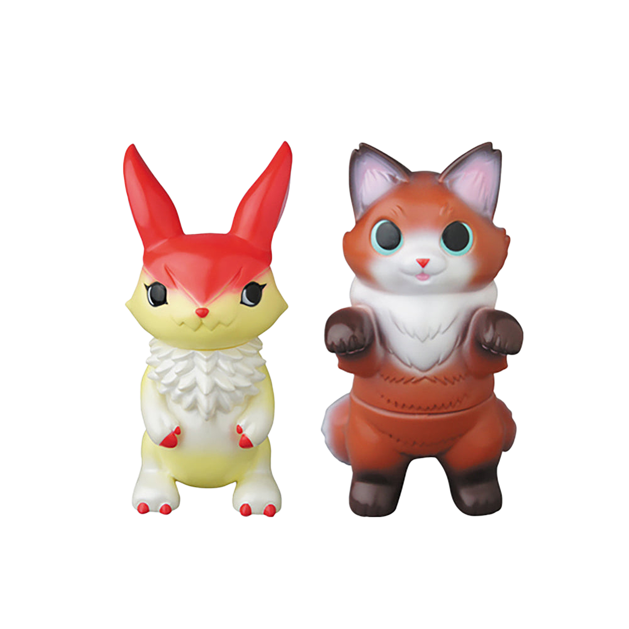 ミミラ（ショートケーキ）+ 長毛ネゴラ（チョコレートケーキ）（メディコム・トイ限定カラー）