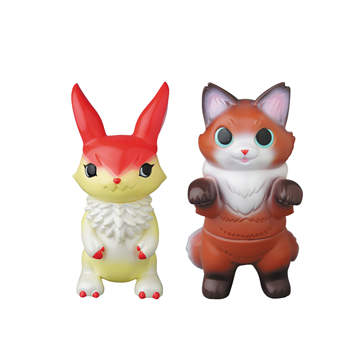 ミミラ（ショートケーキ）+ 長毛ネゴラ（チョコレートケーキ）（メディコム・トイ限定カラー）