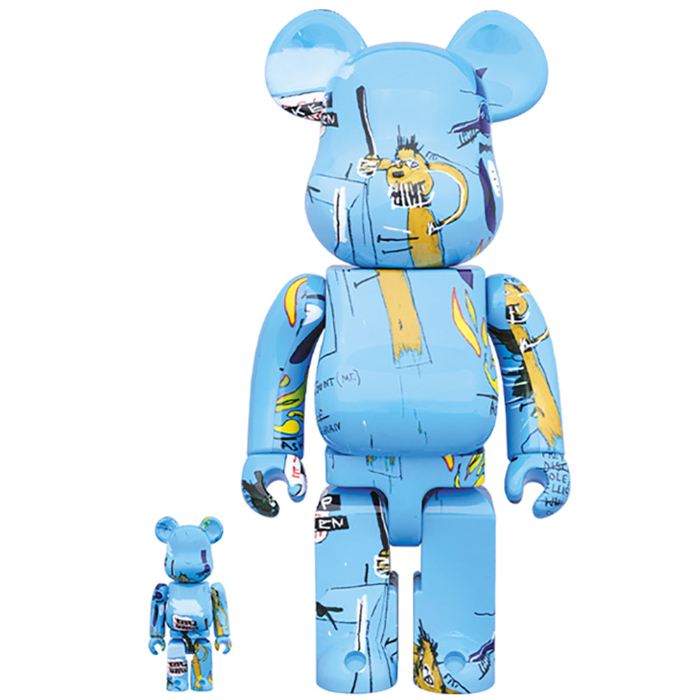 BE@RBRICK JEAN-MICHEL BASQUIAT #4 100％ & 400％_0