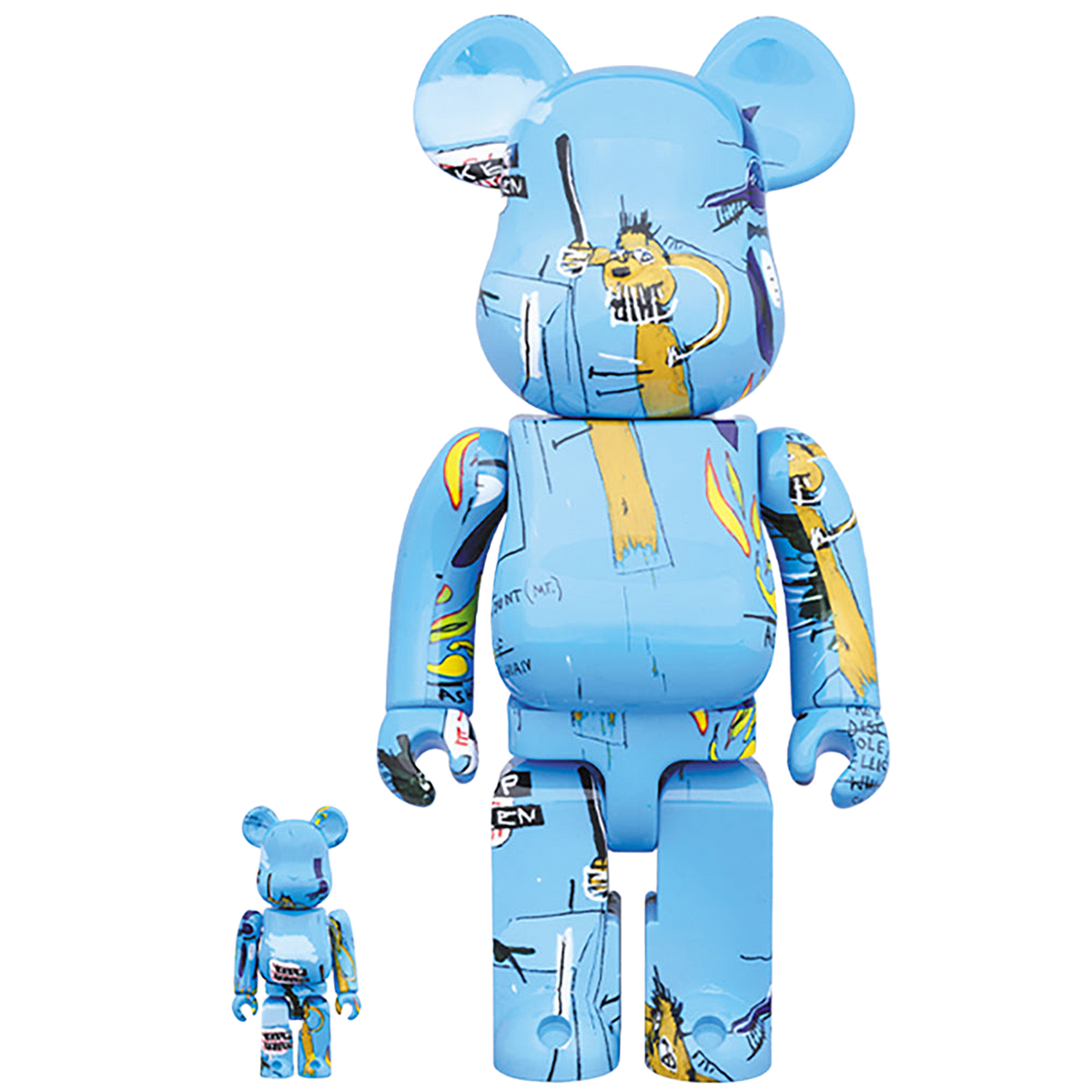 BE@RBRICK JEAN-MICHEL BASQUIAT #4 100％ & 400％