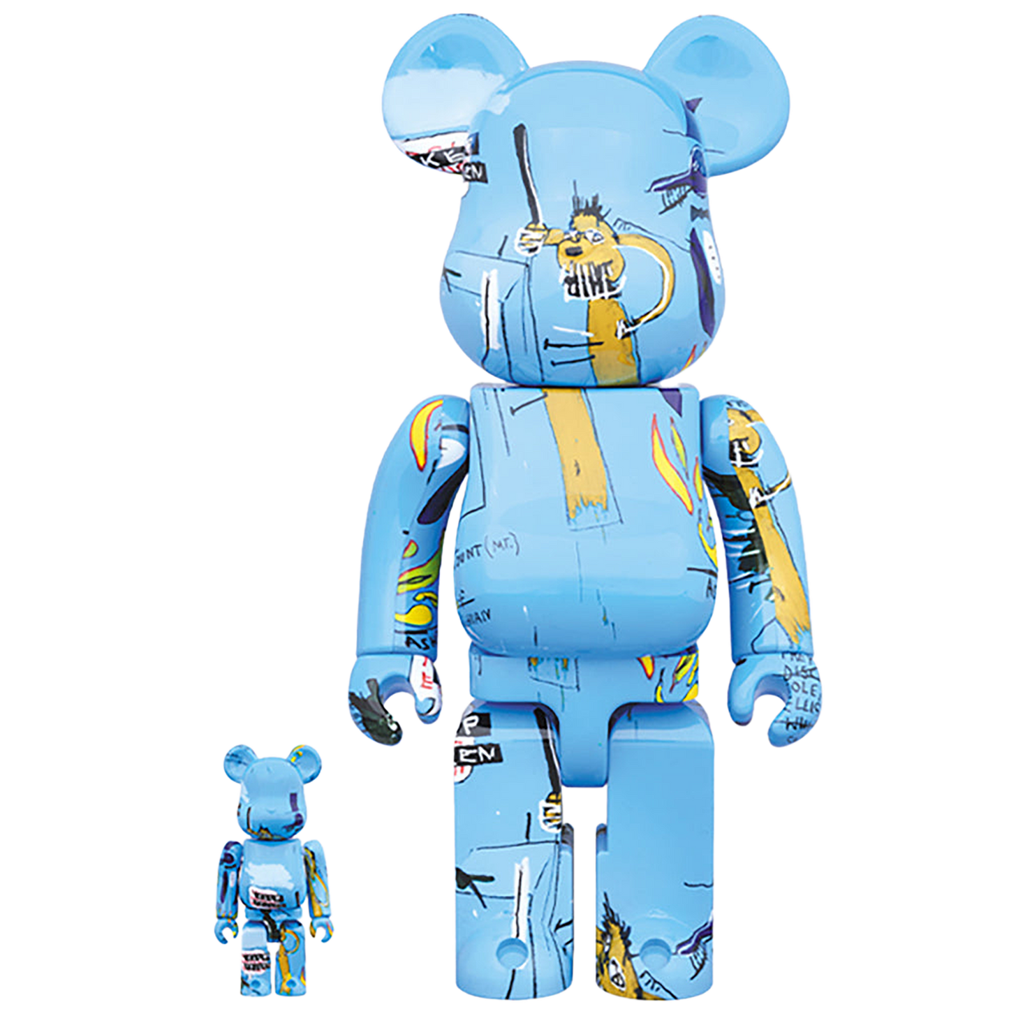 BE@RBRICK JEAN-MICHEL BASQUIAT #4 100％ & 400％