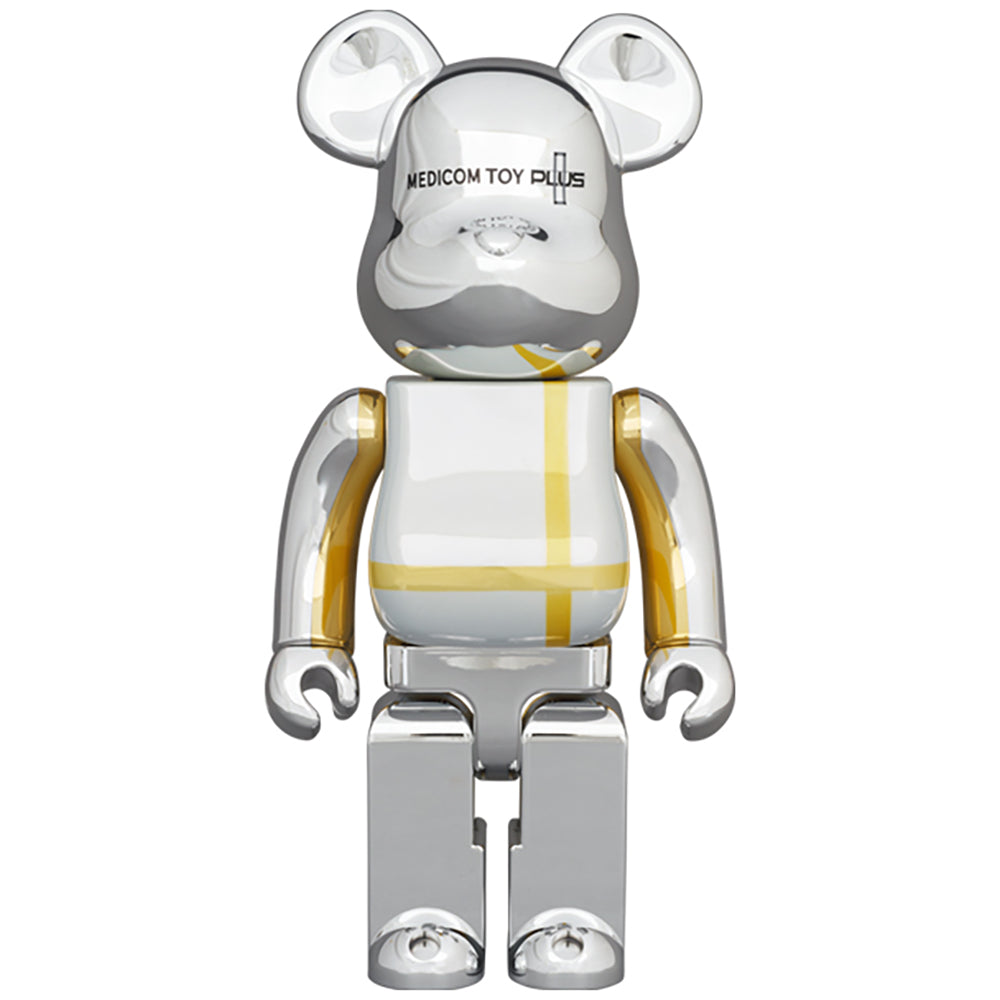 BE@RBRICK MEDICOM TOY PLUS SILVER CHROME Ver. 100％ & 400％_2