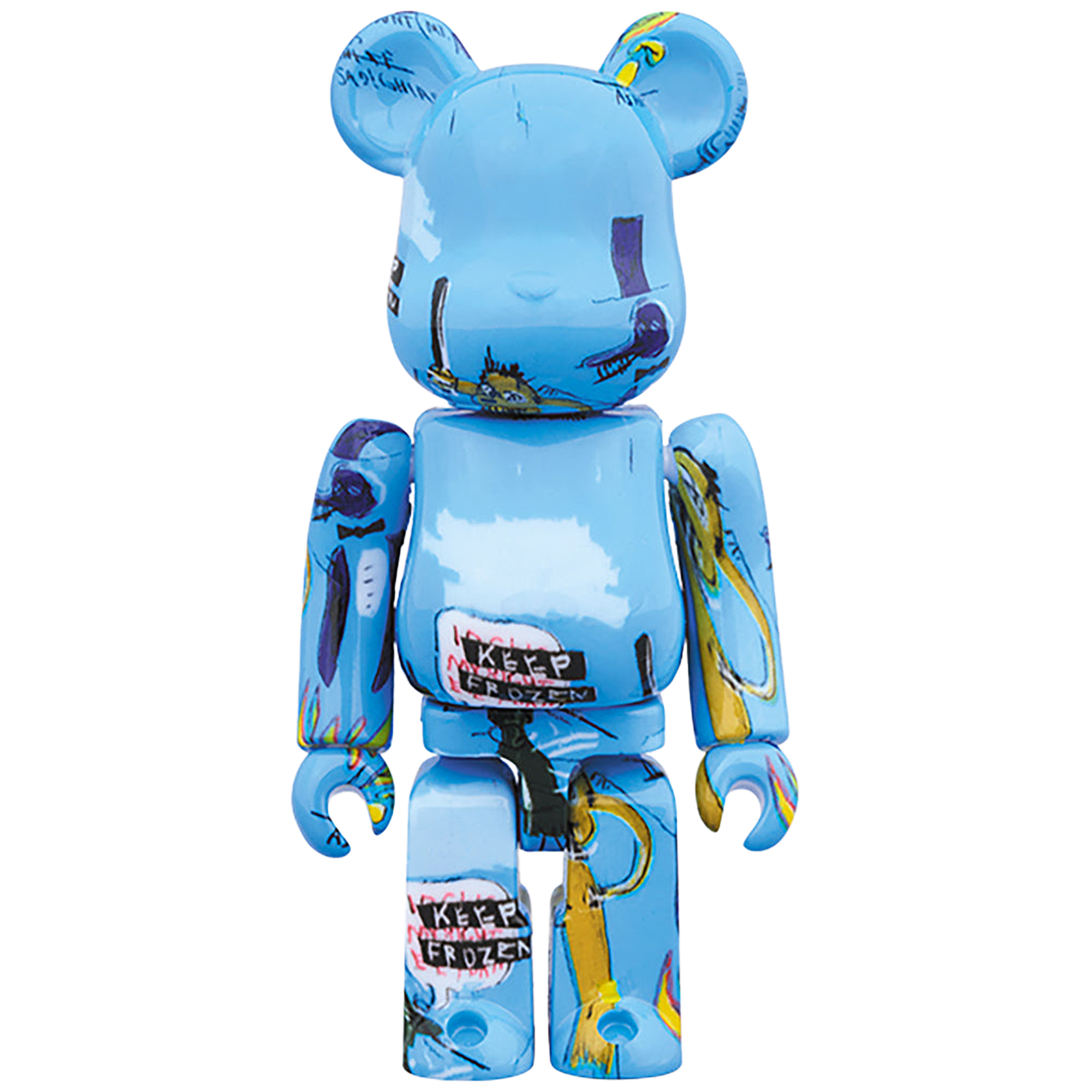 BE@RBRICK JEAN-MICHEL BASQUIAT #4 100％ & 400％
