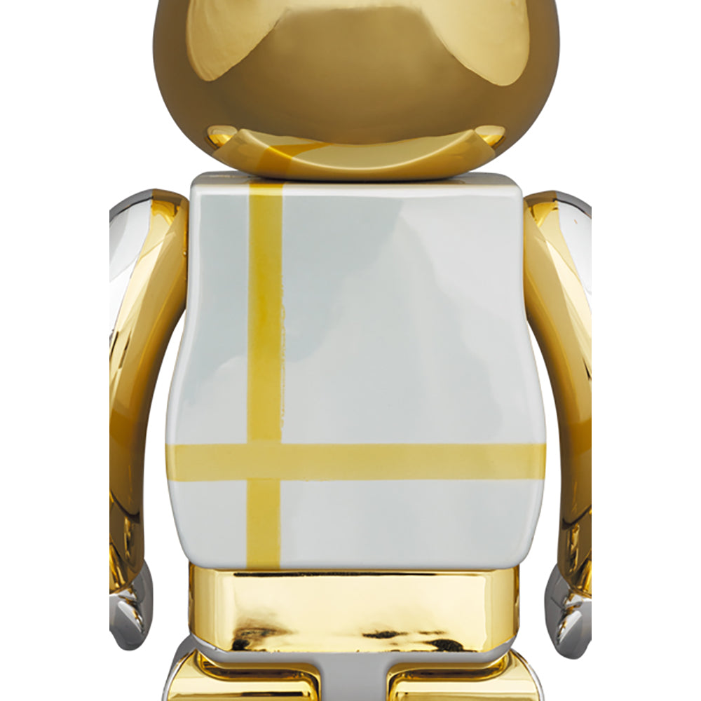 BE@RBRICK MEDICOM TOY PLUS SILVER CHROME Ver. 100％ & 400％_3