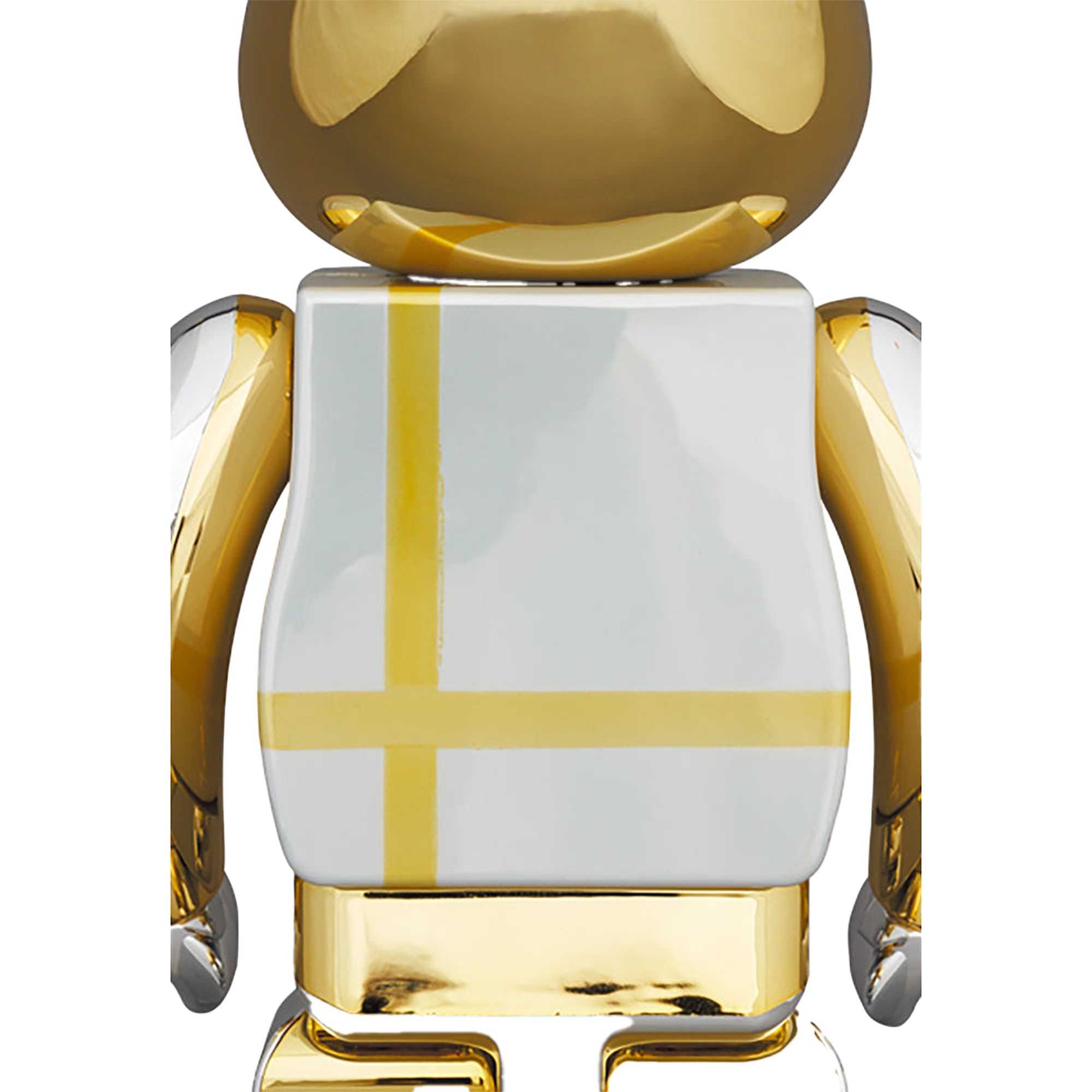 BE@RBRICK MEDICOM TOY PLUS SILVER CHROME Ver. 100％ & 400％