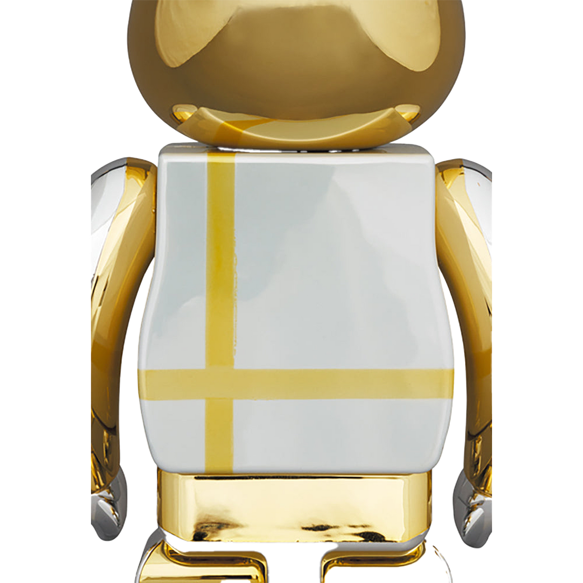 BE@RBRICK MEDICOM TOY PLUS SILVER CHROME Ver. 100％ & 400％
