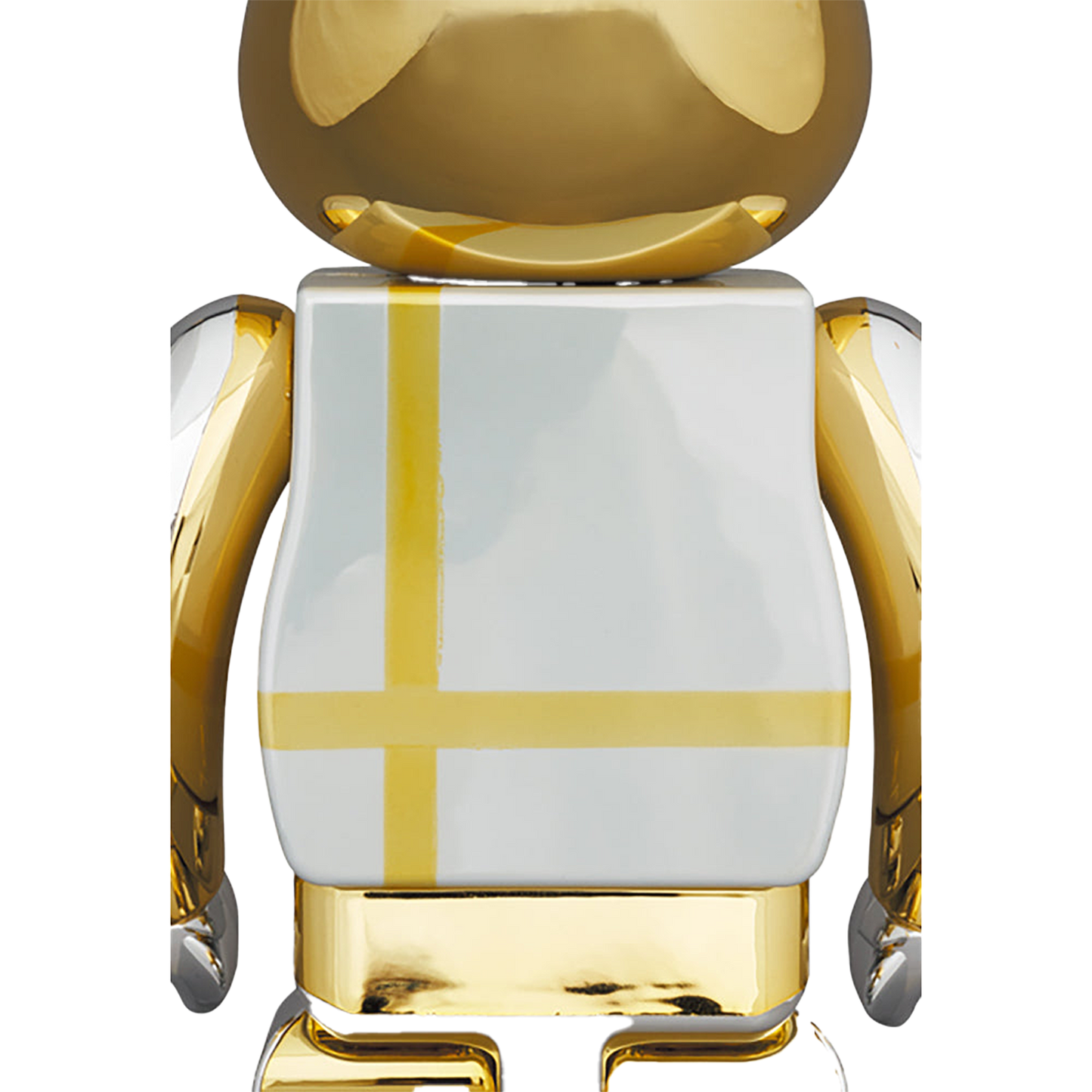 BE@RBRICK MEDICOM TOY PLUS SILVER CHROME Ver. 100％ & 400％