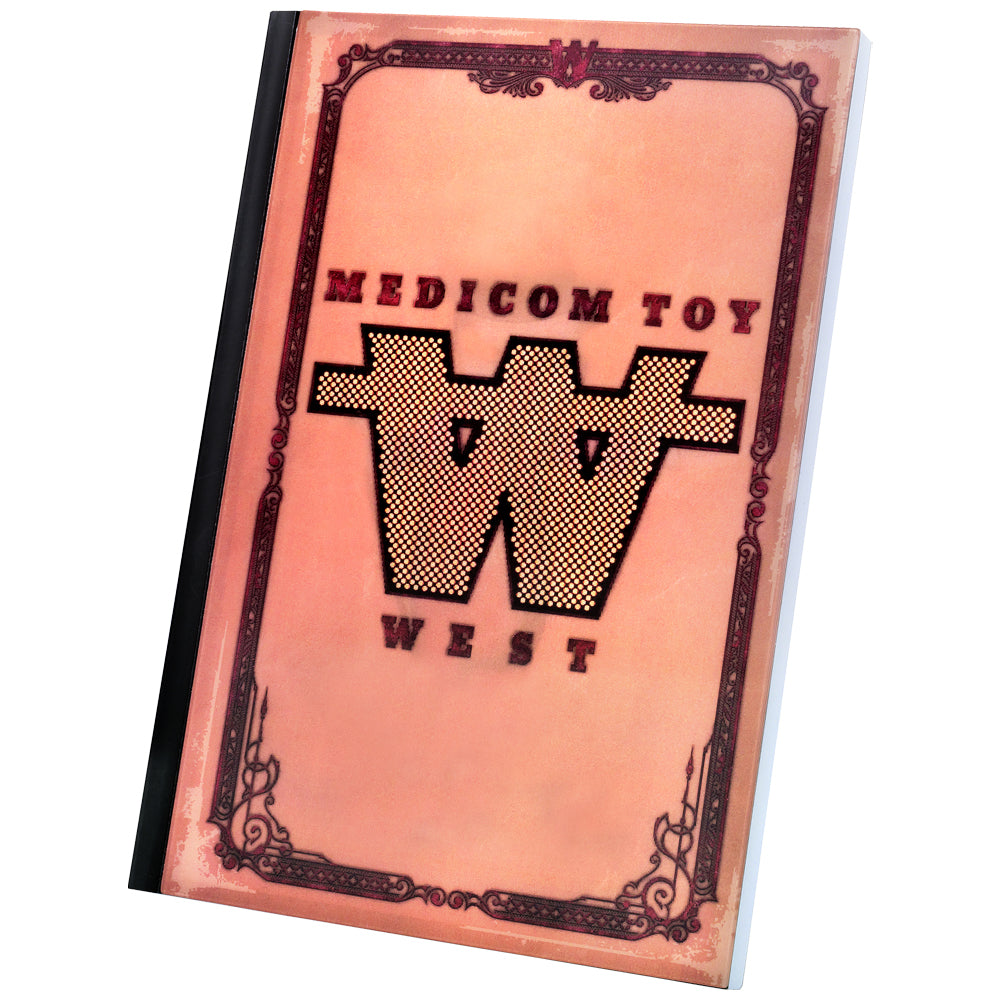 MLE MEDICOM TOY WEST ORIGINAL PRODUCTS LENTICULAR NOTE BOOK_2