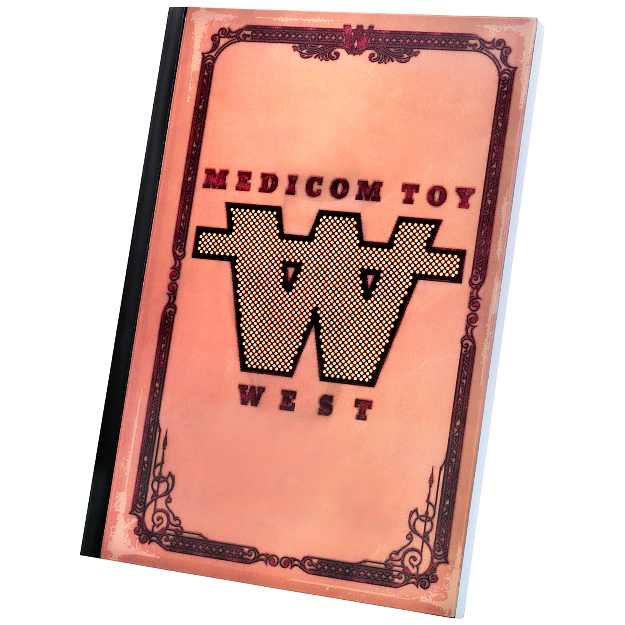 MLE MEDICOM TOY WEST ORIGINAL PRODUCTS LENTICULAR NOTE BOOK