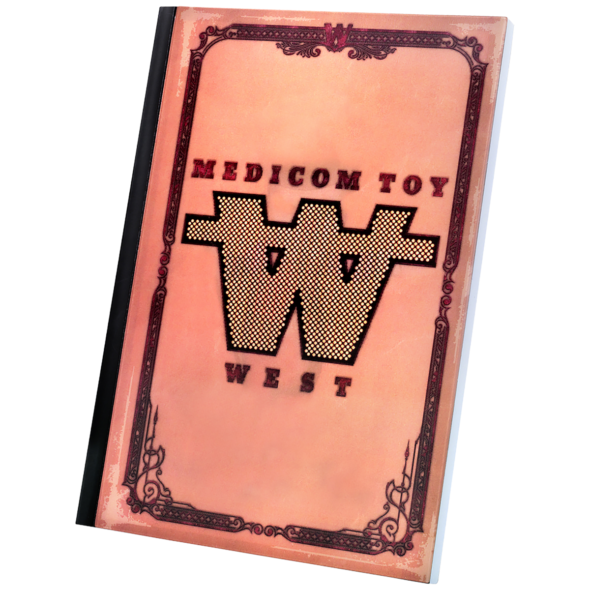 MLE MEDICOM TOY WEST ORIGINAL PRODUCTS LENTICULAR NOTE BOOK